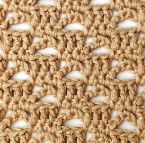 The Lace and Diagonal Block Crochet Stitch Photo Tutorial