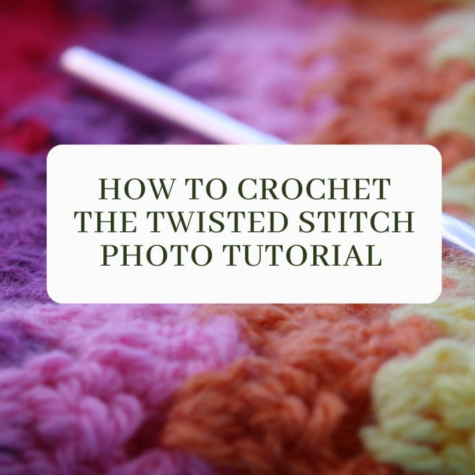 How to Crochet the Twisted Stitch Photo Tutorial