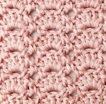 The Hexagonal Shell Crochet Stitch Photo Tutorial