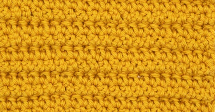 Extra Extended Single Crochet Stitch Photo Tutorial