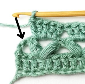 The Block and Puff V Crochet Stitch Photo Tutorial