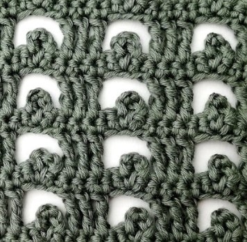 The Boxed Picot Crochet Stitch Photo Tutorial