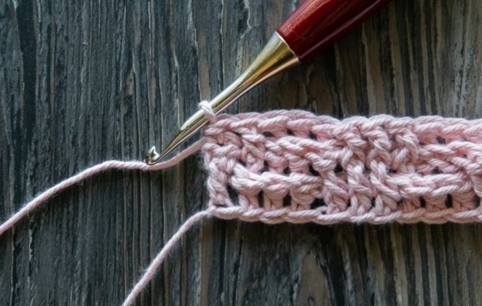 Diagonal Stripes Crochet Stitch Tutorial