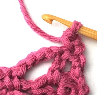 Flower and Triangle Crochet Stitch Photo Tutorial