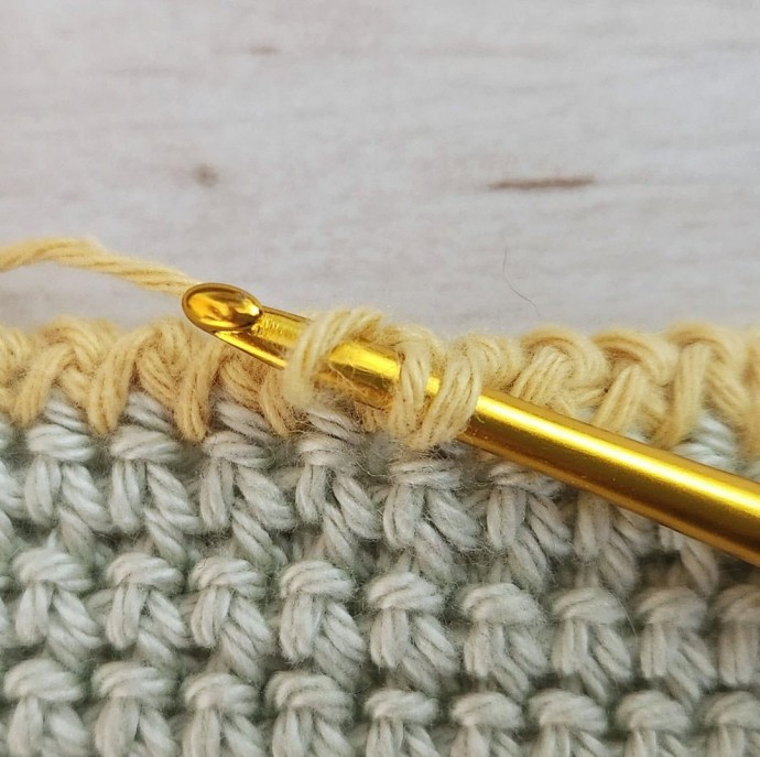 Twisted Single Crochet Photo Tutorial