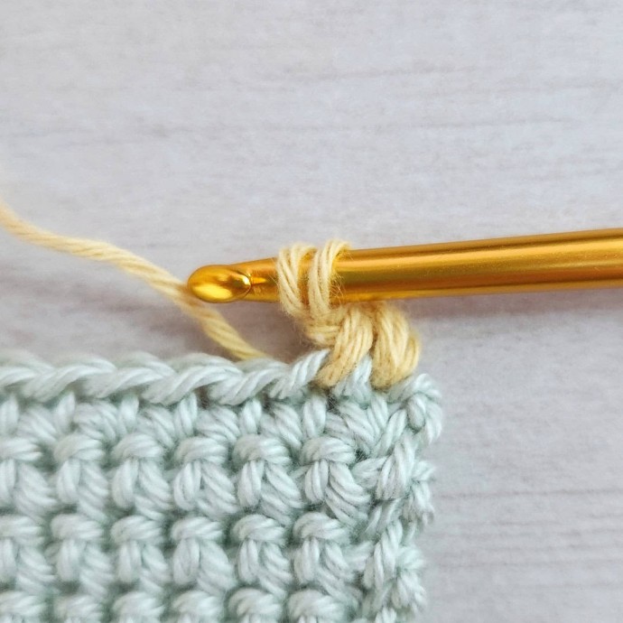 Twisted Single Crochet Photo Tutorial