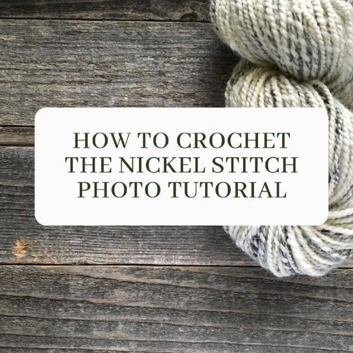 How to Crochet the Nickel Stitch Photo Tutorial