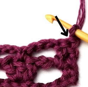 Lacy Striped Fan Crochet Stitch Photo Tutorial