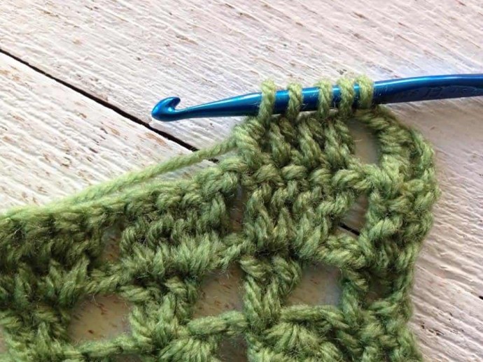 How to Crochet the Foliage Stitch Photo Tutorial