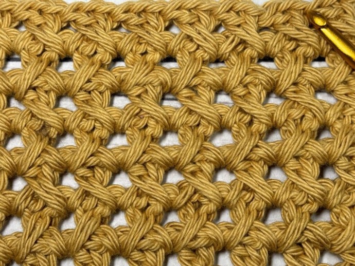 How to Crochet the Spiked Crossed Stitch Photo Tutorial