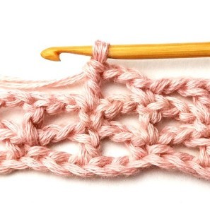 Simple Mixed Mesh Crochet Stitch Photo Tutorial