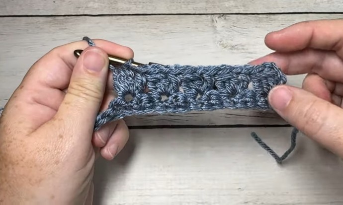 How to Crochet the Slanted Clusters Stitch Photo Tutorial