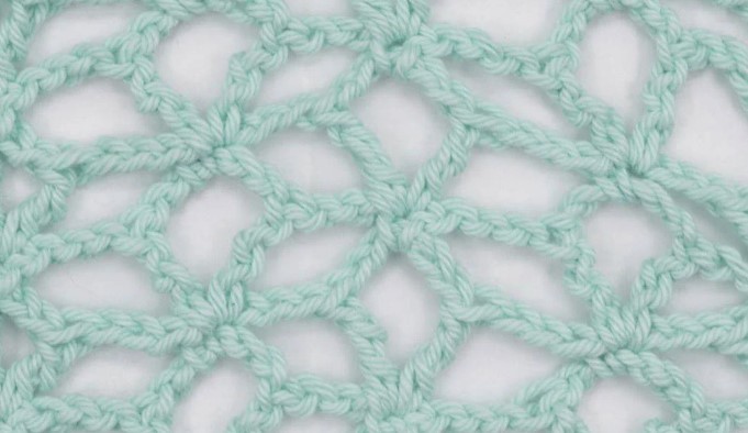 Lace Star Flower Crochet Stitch Photo Tutorial