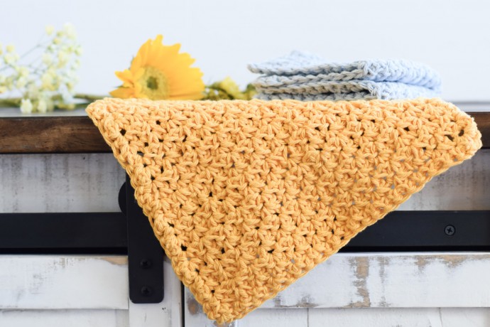 Farm House Washcloth Crochet Pattern