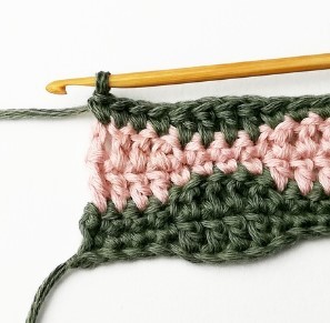 Smooth Wave Crochet Stitch Photo Tutorial