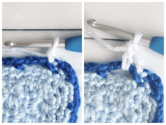 Curling Waves Crochet Border Photo Tutorial