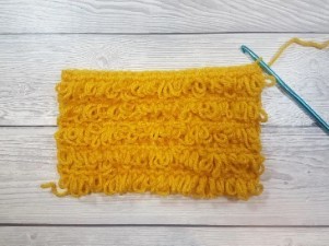 How to Crochet the Double Loop Stitch Photo Tutorial