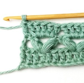 The Block and Puff V Crochet Stitch Photo Tutorial