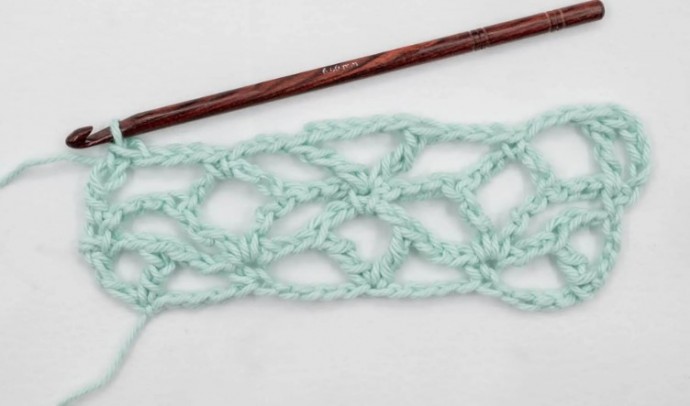 Lace Star Flower Crochet Stitch Photo Tutorial