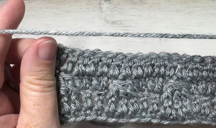 How to Crochet the Front Post Clusters Stitch Photo Tutorial