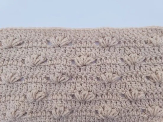 How to Crochet the Bamboo Leaf Stitch Photo Tutorial