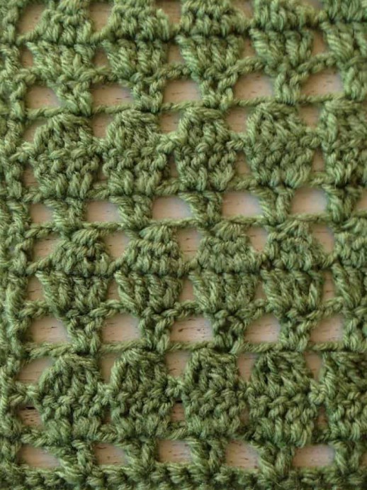 How to Crochet the Foliage Stitch Photo Tutorial