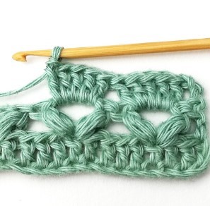 The Block and Puff V Crochet Stitch Photo Tutorial