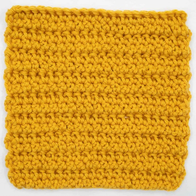 Extra Extended Single Crochet Stitch Photo Tutorial