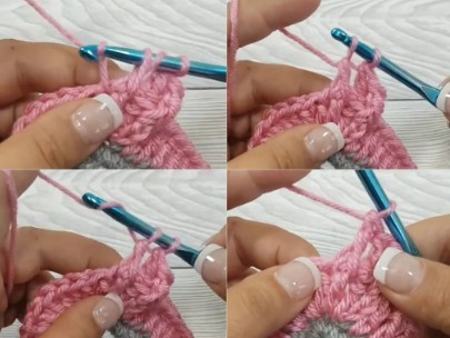 Crochet Rib Border Photo Tutorial